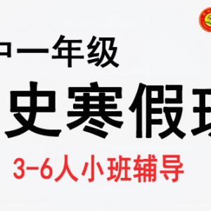 朔州高一歷史寒假一對一輔導